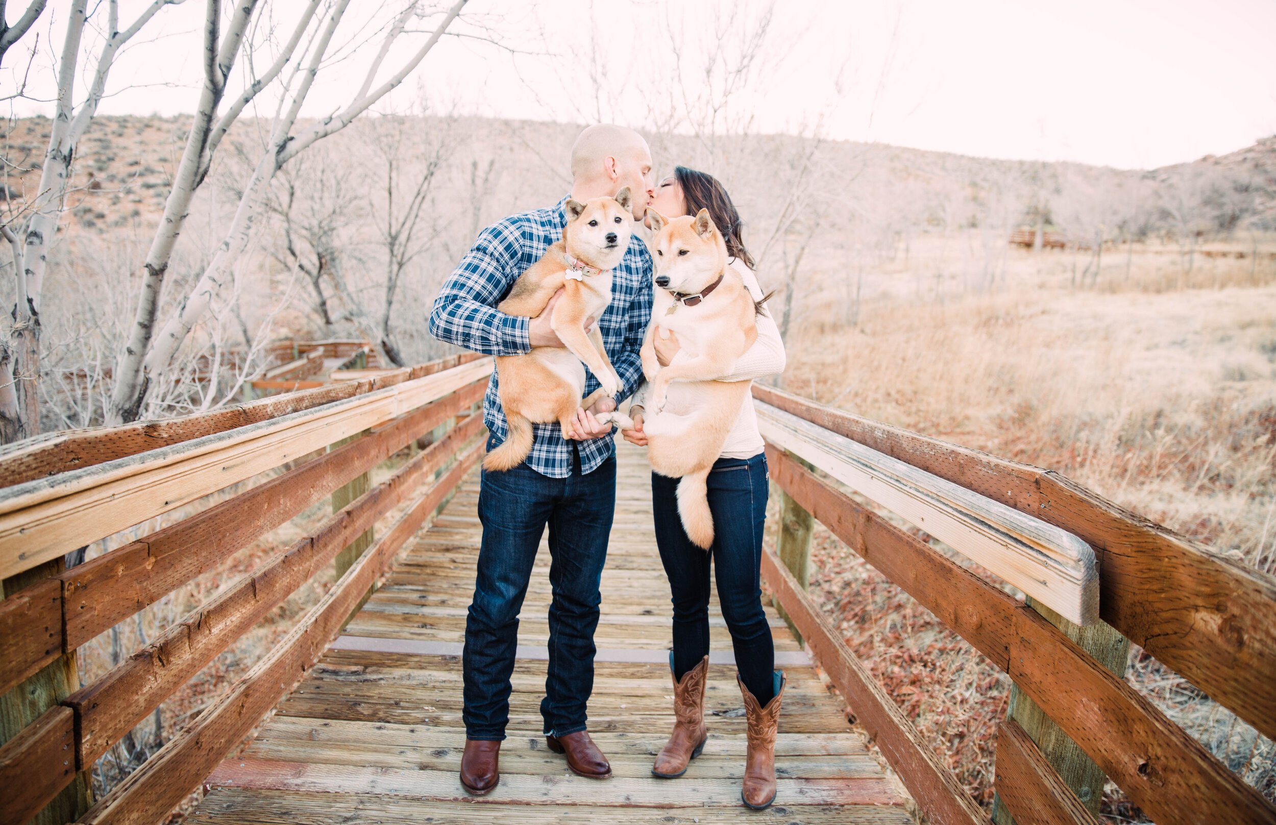 red rock canyon engagement photos